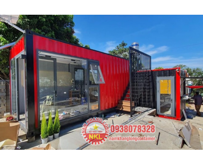 CONTAINER THIẾT KẾ HOMESTAY BÁN HÀNG