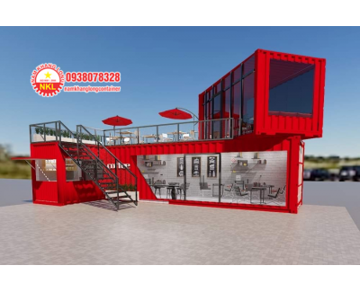 CONTAINER NHÀ Ở THEO THIẾT KẾ LÀM QUÁN CAFE